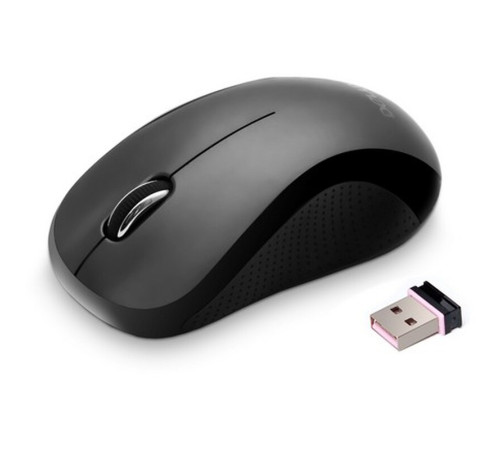 Мышь беспроводная Delux DLM-391OGB черная USB