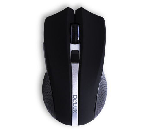 Мышь беспроводная Delux DLM-516OGO, черная