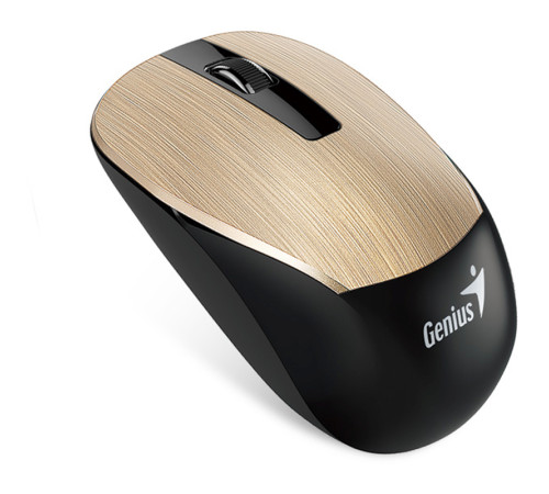 Мышь беспроводная Genius NX-7015 3D оптическая 1600dpi золотой