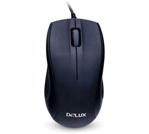 Мышь Delux DLM-375OUB черная USB