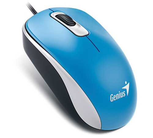 Мышь Genius DX-110 голубая USB