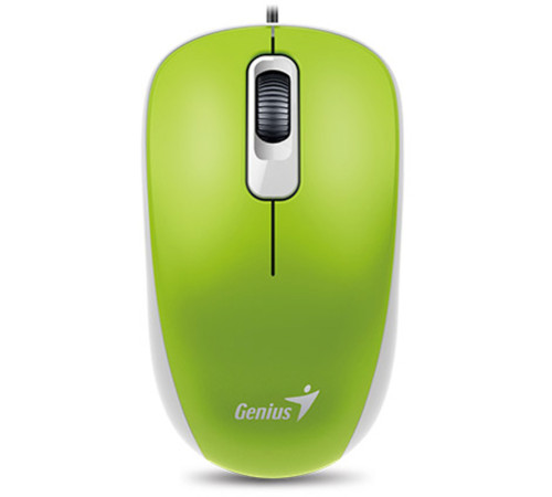 Мышь Genius DX-110 зеленая USB