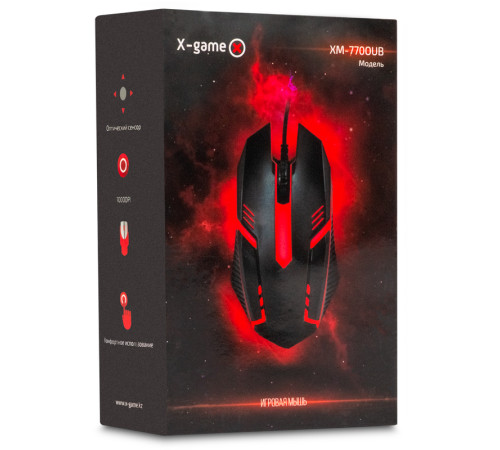 Мышь X-Game XM-770OUB черная USB