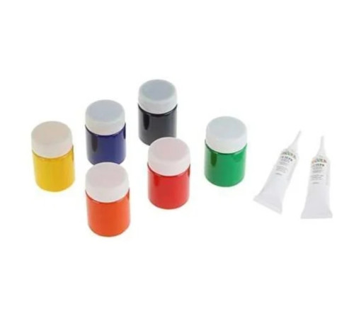 Набор акриловых красок и контуров ЗХК "Decola" Батик, по шелку, картон.