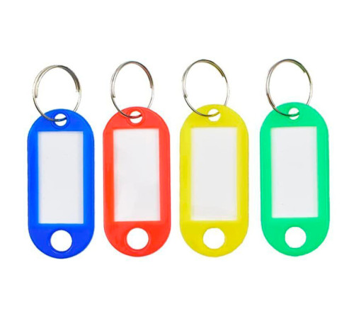 Набор брелков BASY "2080" для ключей, 50 мм., 50 шт/упак, ассорти