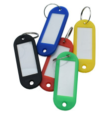 Набор брелков BASY "80102" для ключей, 60 мм., 50 шт/упак, ассорти