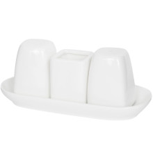 Набор для специй "Wilmax", фарфор, белый