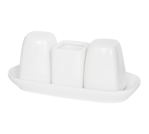 Набор для специй "Wilmax", фарфор, белый