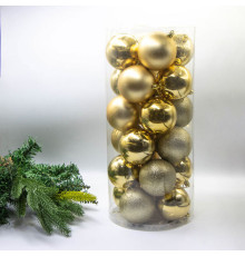 Набор ёлочных шаров "Whimsical", 24шт/уп