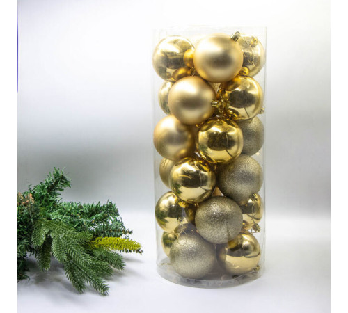 Набор ёлочных шаров "Whimsical", 24шт/уп