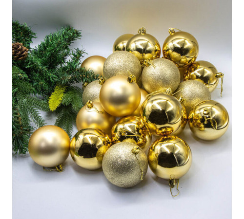 Набор ёлочных шаров "Whimsical", 24шт/уп