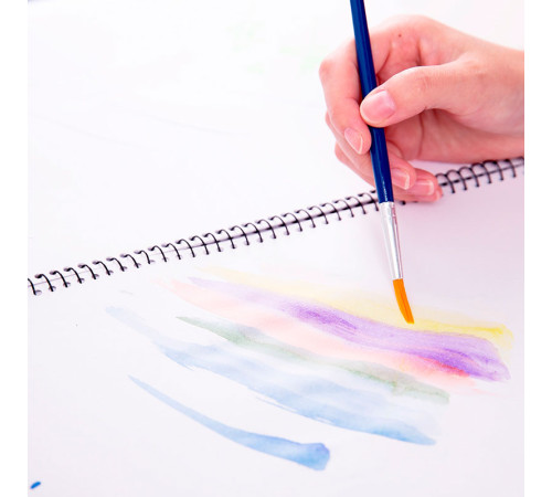 Набор кистей DELI для гуаши, синтетика 4 штуки в уп.,  №3, 5, 7, 9