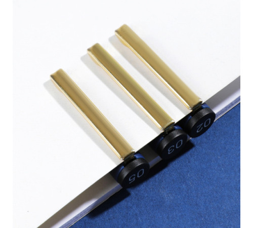 Набор линеров DELI "Finenolo", 0,05 мм - 0.6 мм, 7 штук в упаковке, черный