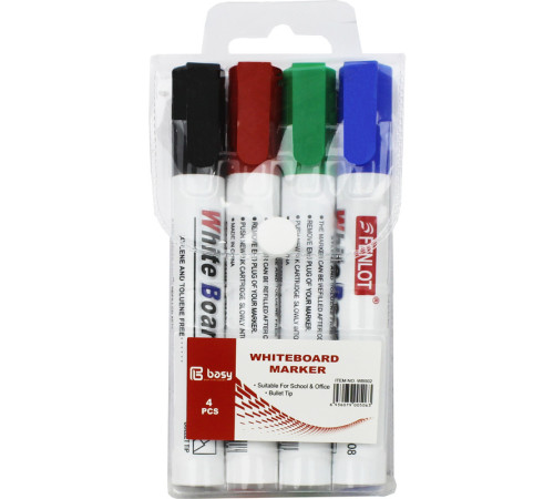 Набор маркеров для доски "WB502", 4 цвета 