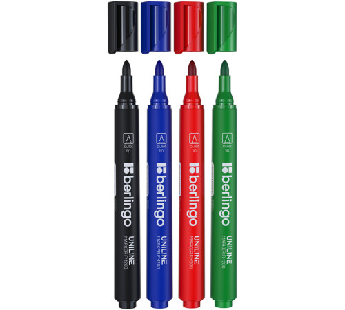 Набор маркеров для флипчарта Berlingo, 4 цвета