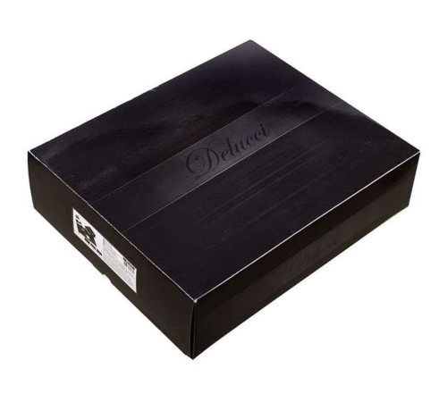 Набор настольный Delucci 6 предметов, черное дерево с текстурой под кожу