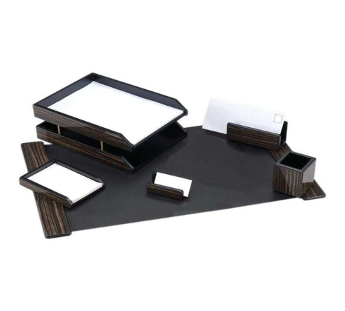 Набор настольный Delucci 6 предметов, эбонитовое дерево