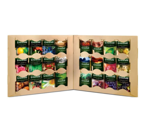 Набор подарочный Greenfield, 24 вида, по 4 пакетика