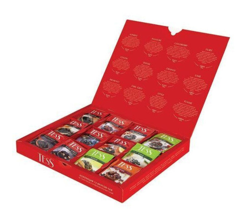 Набор подарочный Tess, 12 сортов по 5 пакетика