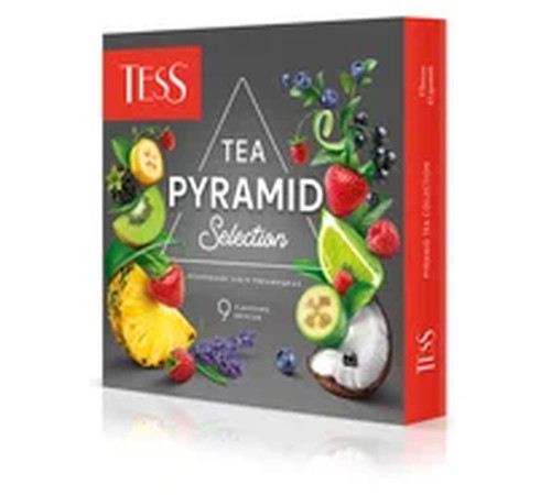 Набор подарочный Tess, 9 сортов по 5 пирамидок