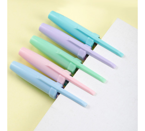 Набор шариковых ручек DELI "Macaron" Q6C-MT, 0,7 мм, 5 шт в блистере, синяя