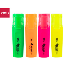 Набор текстовыделителей DELI 1-5 мм, 4 цвета