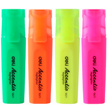 Набор текстовыделителей DELI 1-5 мм, 4 цвета