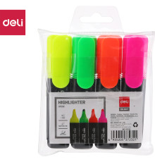 Набор текстовыделителей DELI "Accent" 1-5 мм, 4 цвета