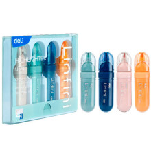 Набор текстовыделителей DELI "Linfini" 1-5 мм, 4 цвета