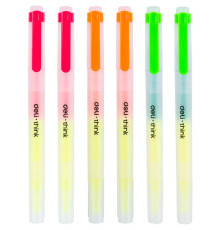 Набор текстовыделителей DELI "Think" 1-3 мм, 4 цвета, 6 штук