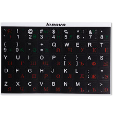 Наклейки д/клавиатуры цвет черный