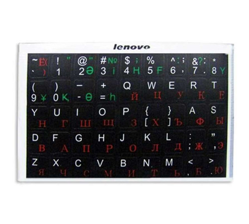 Наклейки д/клавиатуры цвет черный