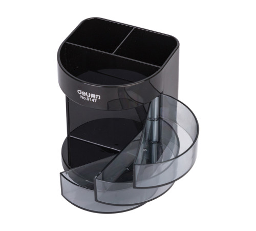 Настольный набор DELI "E38253", 12 предметов, черный