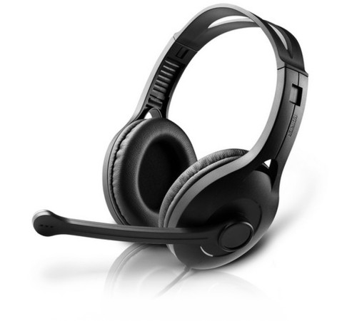 Наушники Edifler, K800USB, микрофон, черные