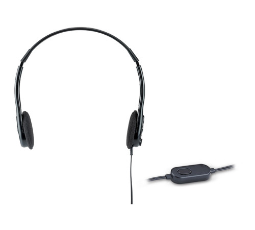 Наушники Genius HS-M200C,SINGLE с микрофоном, черные