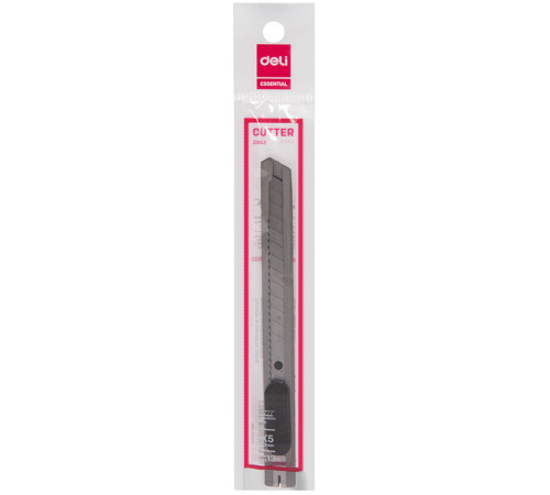 Нож канцелярский DELI, 9 мм, металлический корпус