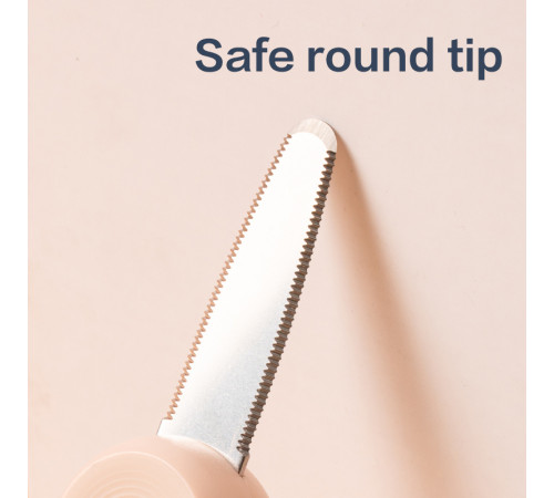 Нож-мини канцелярский DELI "Linfini", 85х31х16 мм, синий