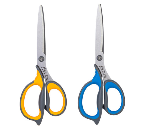 Ножницы DELI "Ergo", 210 мм, нержавеющая сталь, прорезиненные ручки