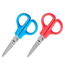 Ножницы DELI "i Select" 121 мм, пластиковые ручки, европодвес, цвет ассорти