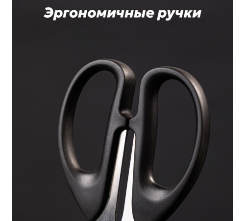 Ножницы DELI "M611", 210 мм, нержавеющая сталь, пластиковые ручки, ассорти