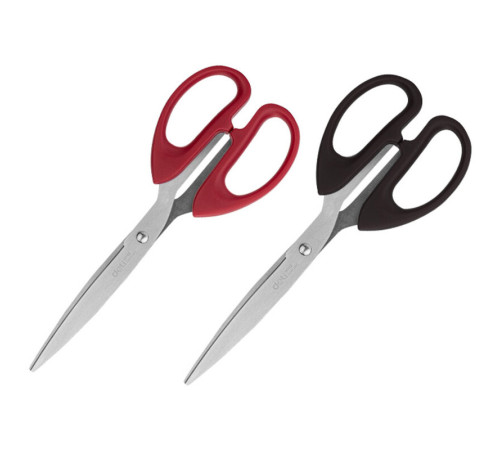 Ножницы DELI "M611", 210 мм, нержавеющая сталь, пластиковые ручки, ассорти