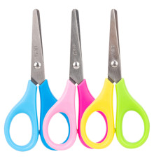 Ножницы DELI "Magic Zoo 60100" 115 мм, пластиковые ручки, цвет ассорти