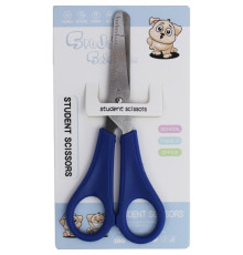 Ножницы детские 13 см, пластиковые ручки, цвет синий