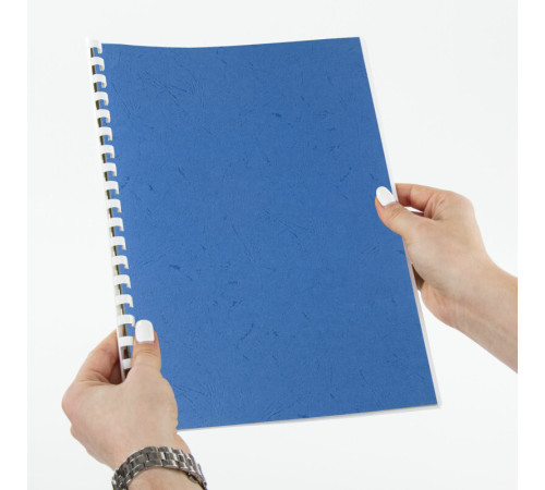 Обложка для переплета BRAUBERG, А3, картон, 230 гр, синяя