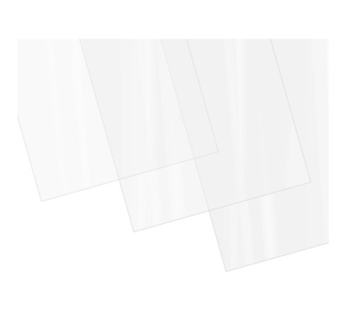 Обложка для переплета BRAUBERG, А3, пластик, 150 мкм, прозрачная