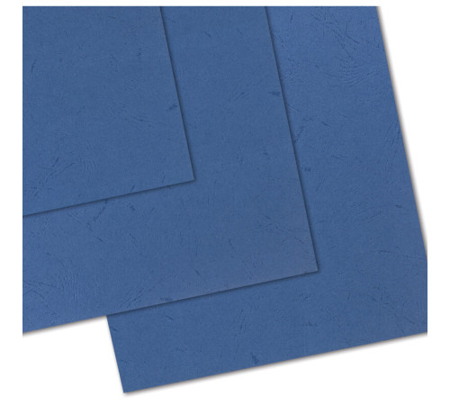 Обложка для переплета BRAUBERG, А4, картон под кожу, 230 гр, синяя