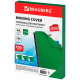 Обложка для переплета BRAUBERG, А4, картон под кожу, 230 гр, зеленая