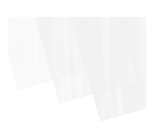 Обложка для переплета BRAUBERG, А4, пластик, 200 мкм, прозрачная
