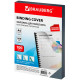 Обложка для переплета BRAUBERG, А4, пластик, 200 мкм, прозрачная