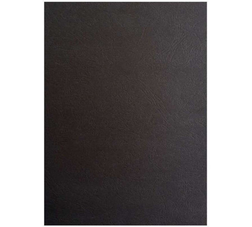 Обложка для переплета iBind, А4 картон под кожу, 230 гр, черная